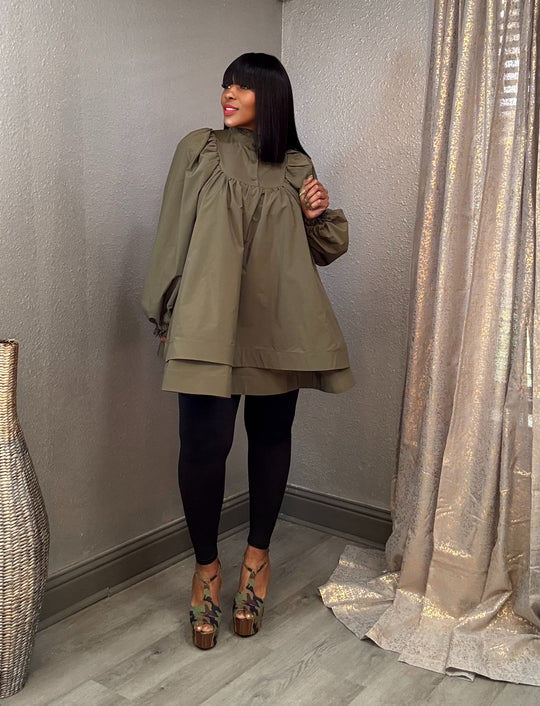 Rich Auntie in Olive