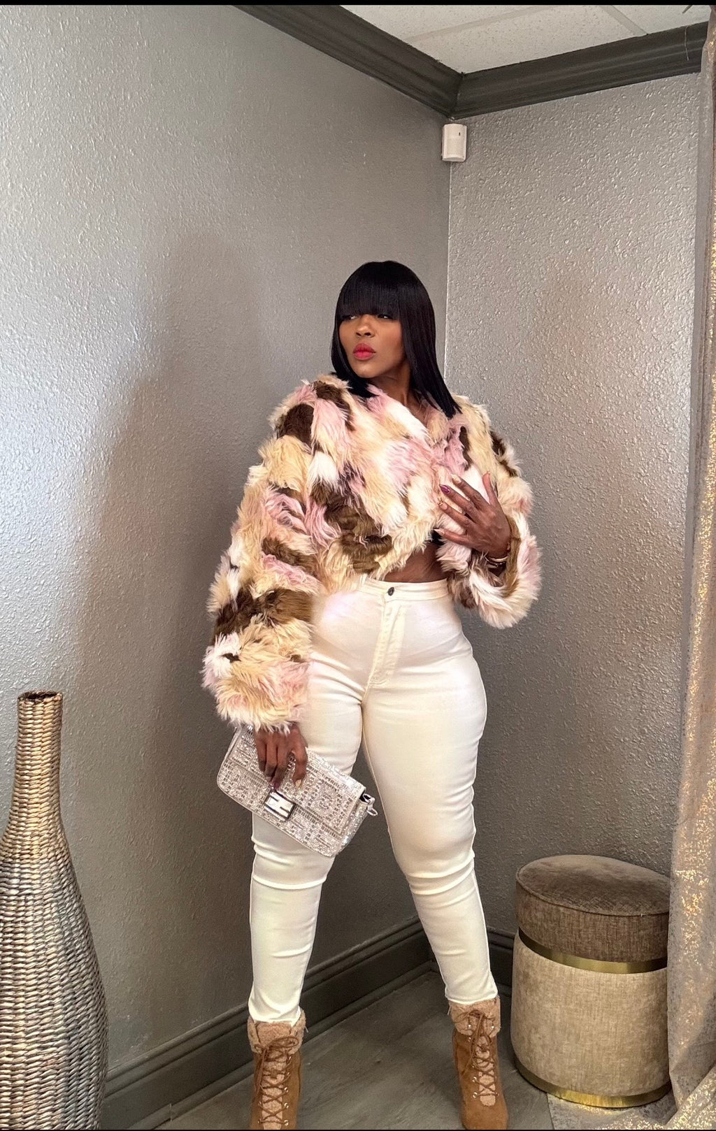 CoCo Cotton Candy Faux Fur