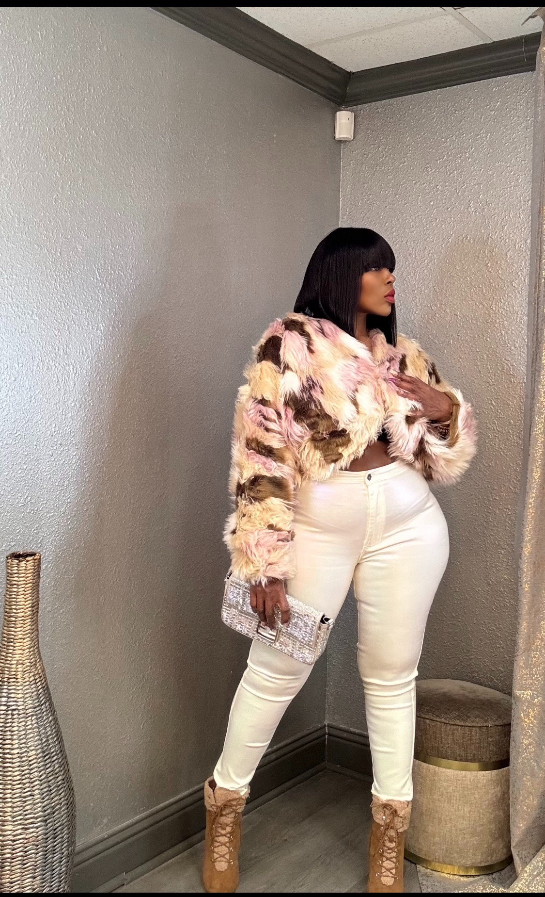 CoCo Cotton Candy Faux Fur