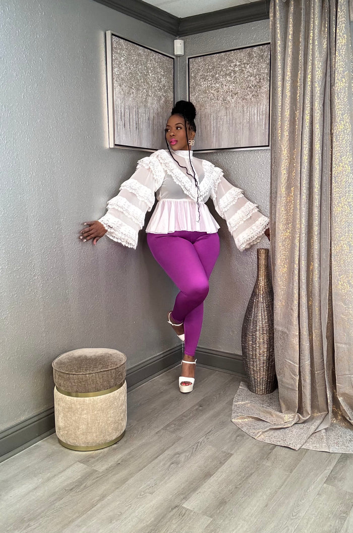 Isn't She Lovely Blouse in WHITE
