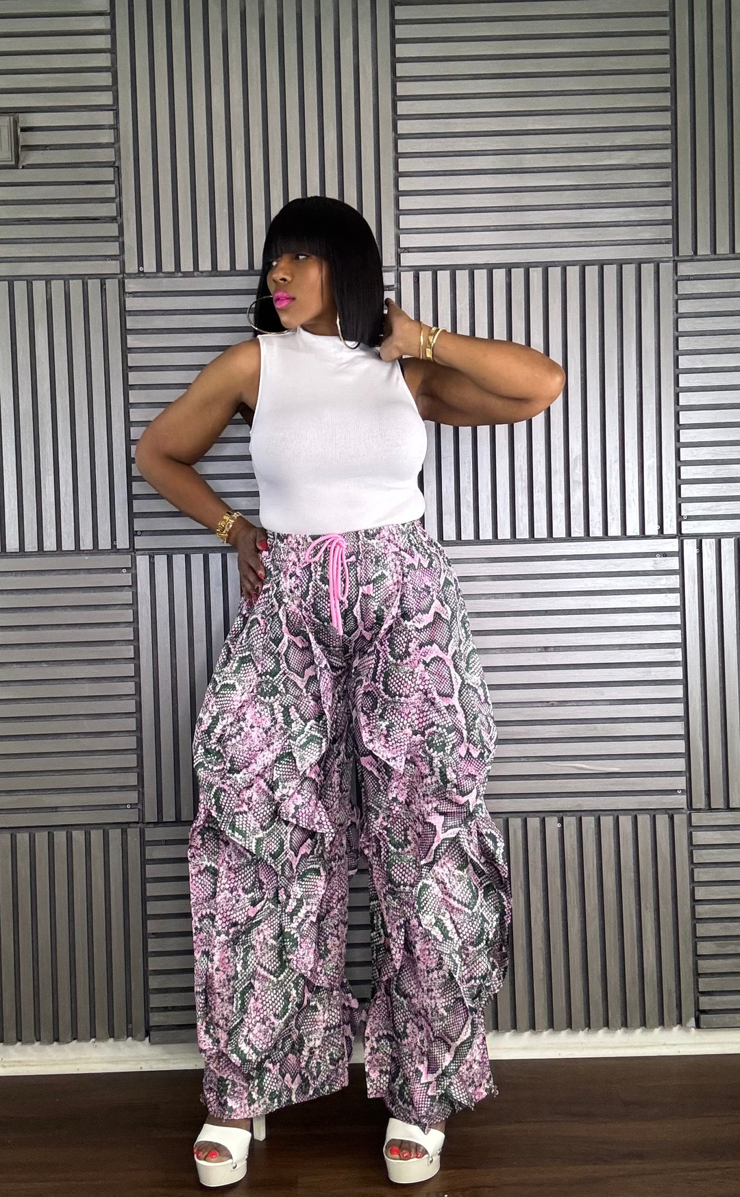 Exotic Reptile Pink & Green