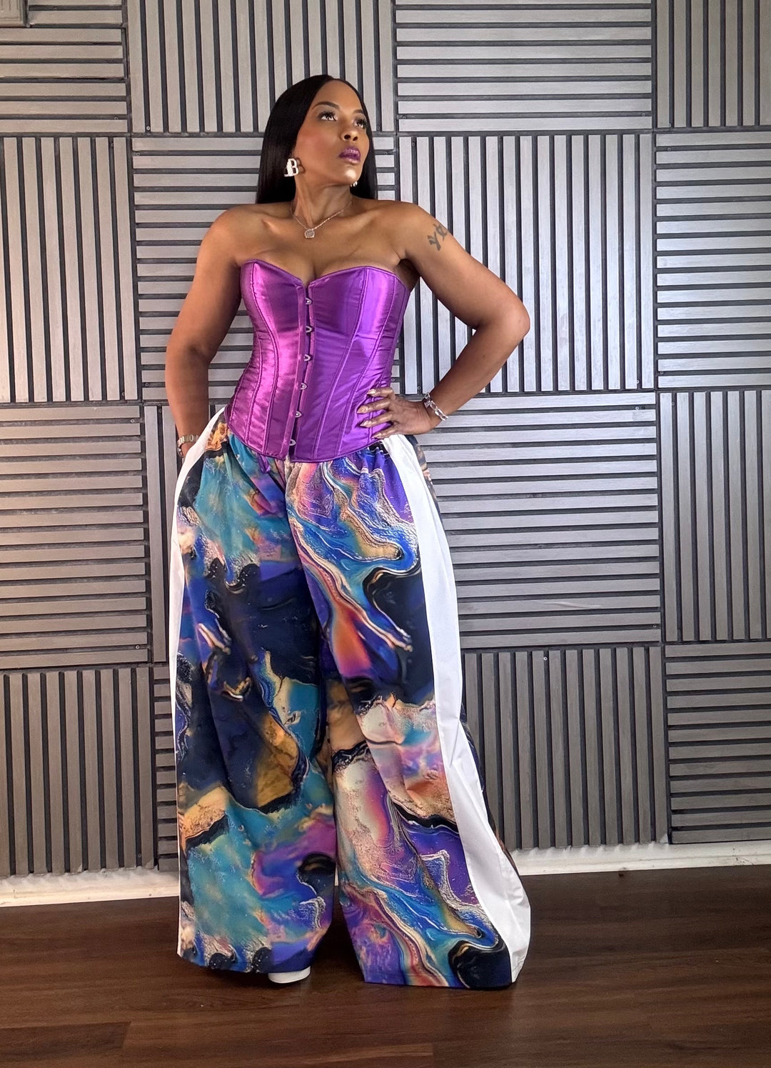 The Snatched Waist Corset in Purple