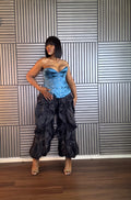 The Snatched Waist Corset in Teal Green