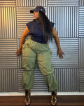Prissy Parachute in Olive