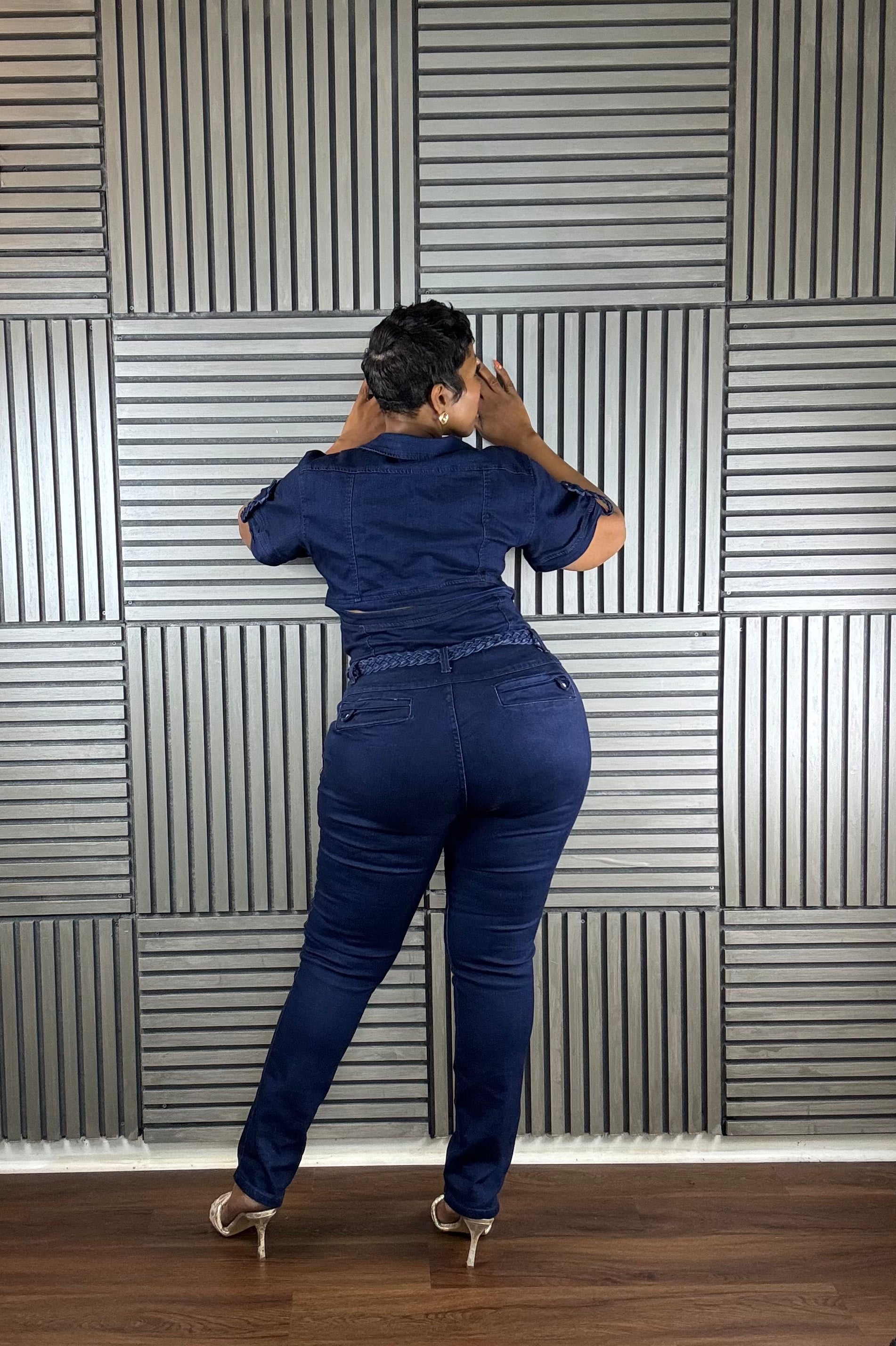 Mary Mac Denim Romper
