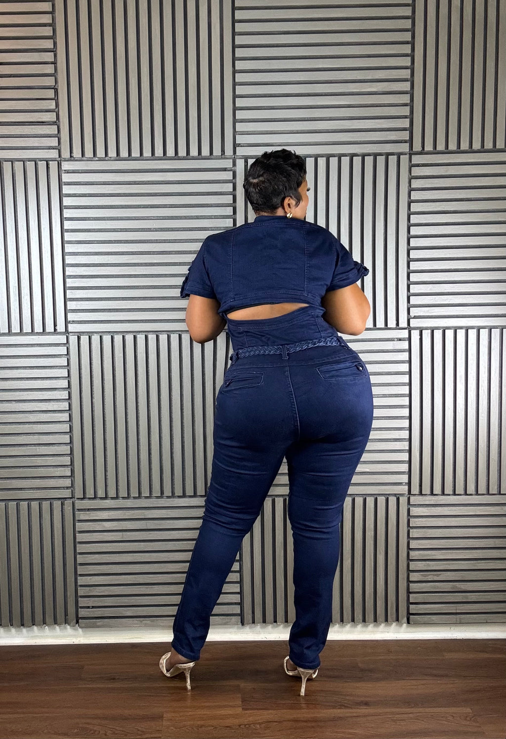 Mary Mac Denim Romper