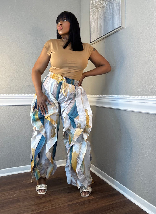 Ruffles on Ruffles blue tidie