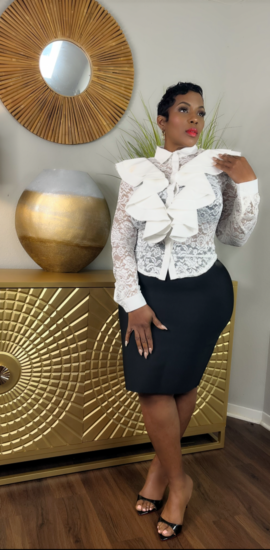 Boss Babe in White